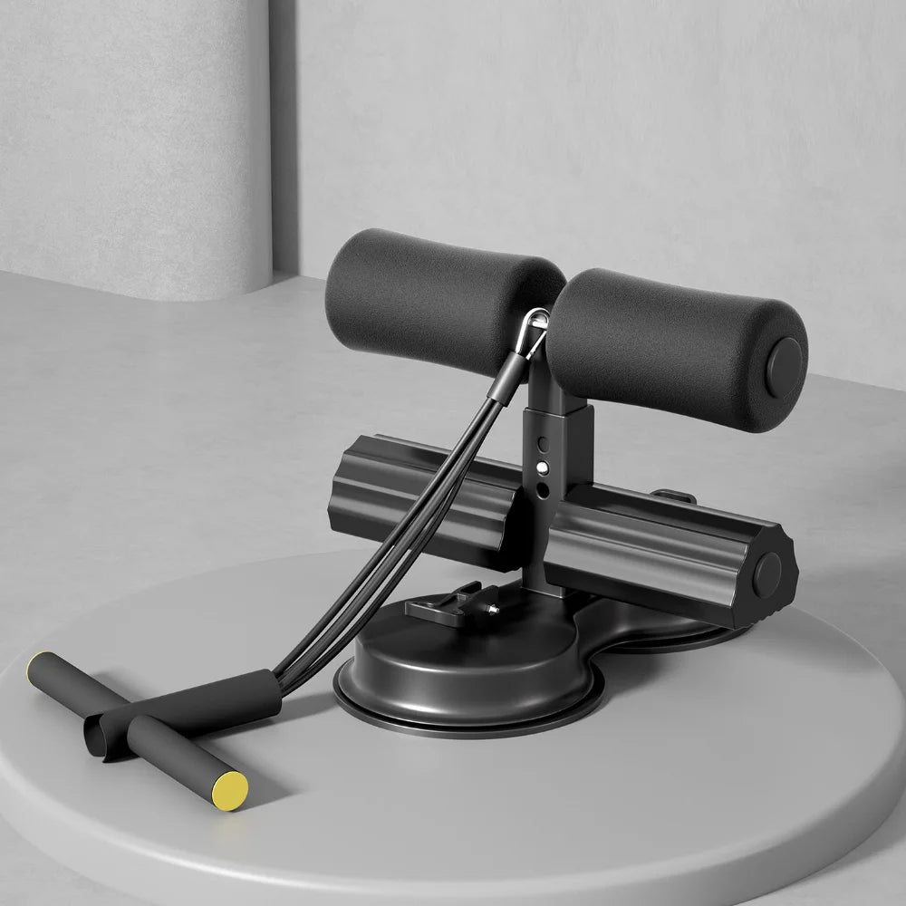 Adjustable Abdominal Sit up Equipment with Suction Cups Ankle Support Fitness Workout Sports Exercise Aids for Home Indoor Use