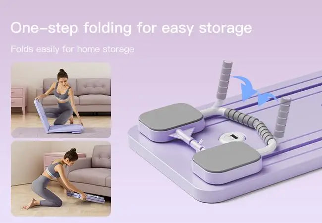 Umay Multifunctional Ab Exercise Board, Home Pilates Reformer for Abdominal and Core Strength Training