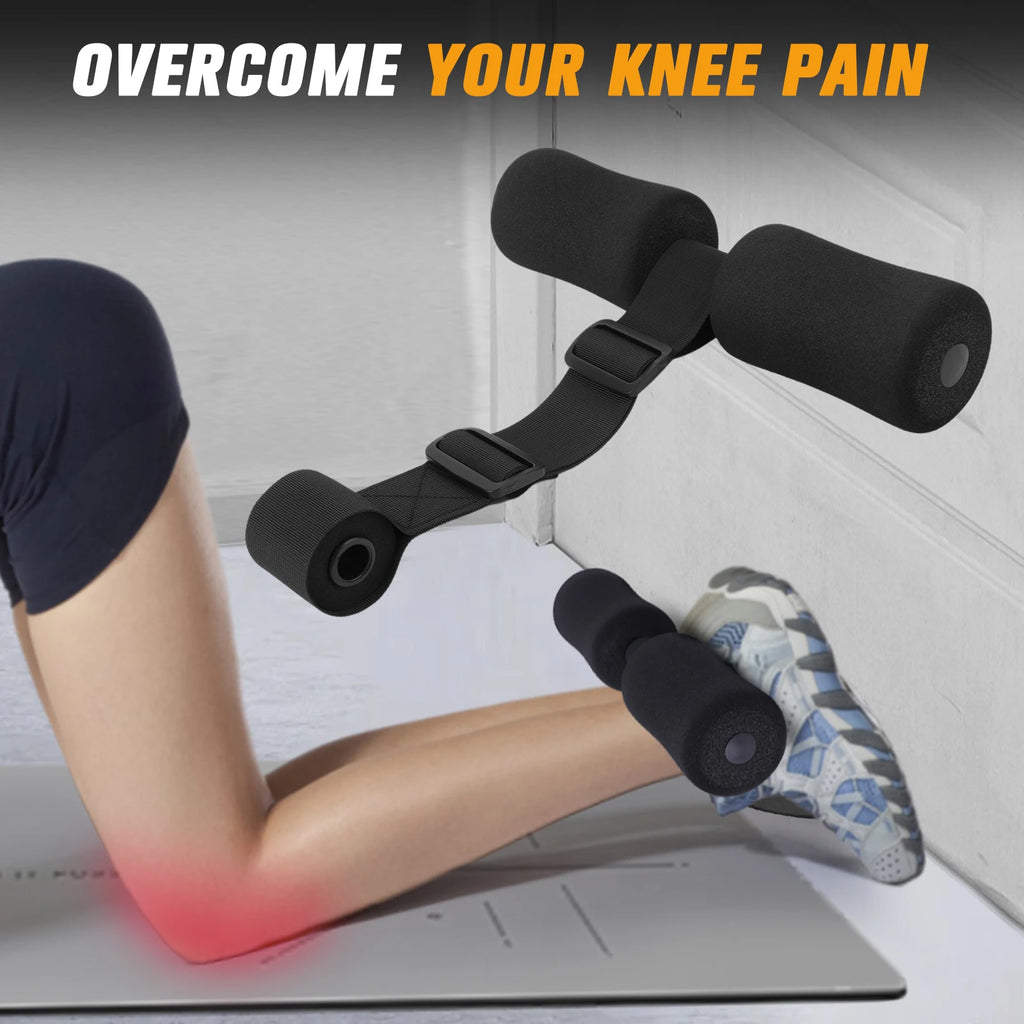 Adjustable Nordic Hamstring Curl Strap Washable Flexibility Leg Exercise Assisted Band for Home Knee Curler Abdominal Training