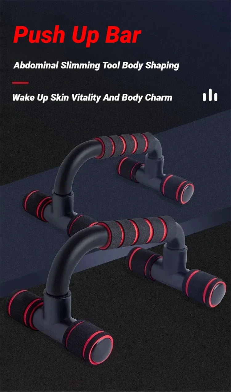 Portable Muscle Training Fitness Equipment Anti Skid Foam Handle Push Up Support Comfortable Household Fitness Equipment