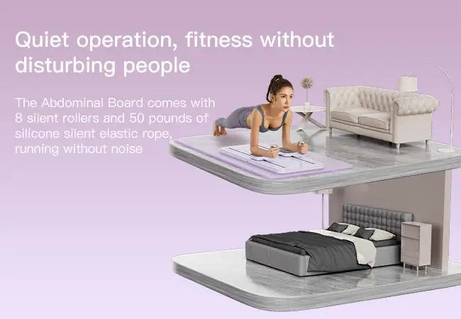 Umay Multifunctional Ab Exercise Board, Home Pilates Reformer for Abdominal and Core Strength Training