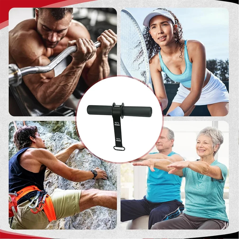Forearm Strength Trainer Wrist Roller with Thickened Non-Slip Handle Adjustable Belt Home Workout Fitness Equipment Durable