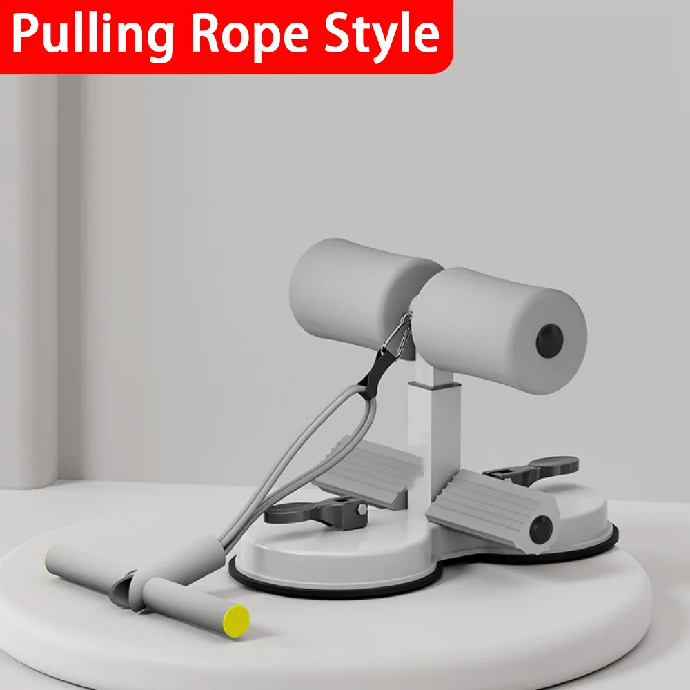 Adjustable Abdominal Sit up Equipment with Suction Cups Ankle Support Fitness Workout Sports Exercise Aids for Home Indoor Use