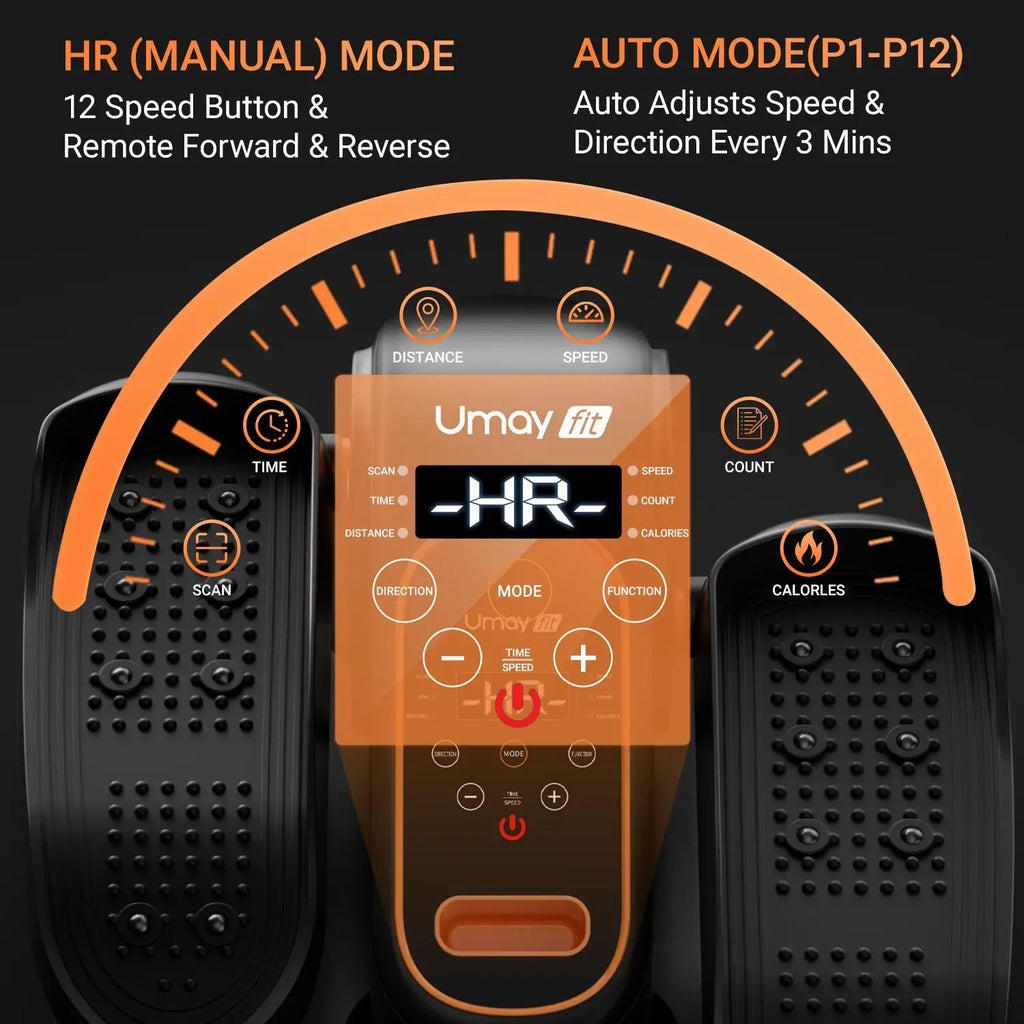 Quiet Portable Under Desk Elliptical for Seniors, Electric Seated Leg Exerciser with Remote – Compact Training Machine