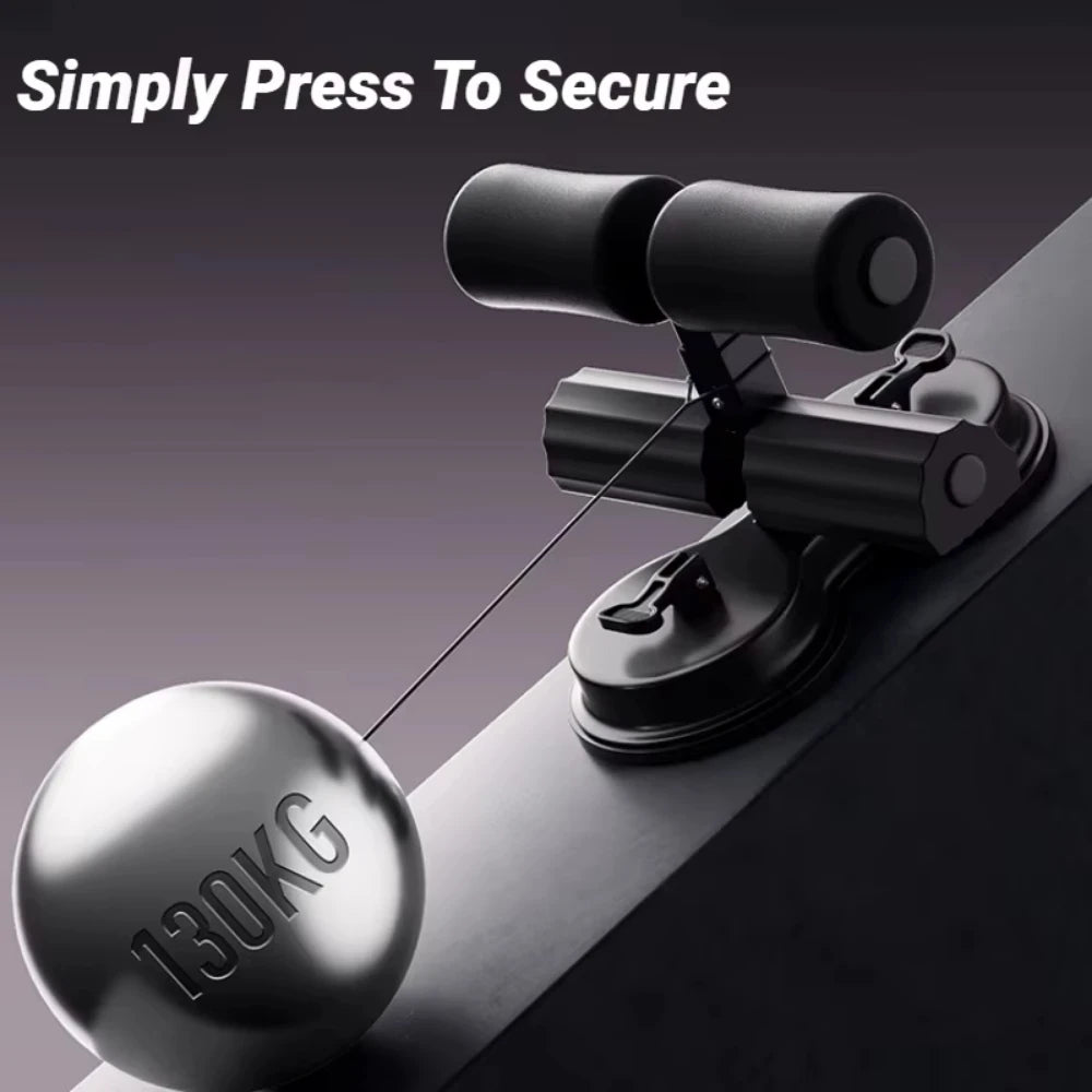 Adjustable Abdominal Sit up Equipment with Suction Cups Ankle Support Fitness Workout Sports Exercise Aids for Home Indoor Use