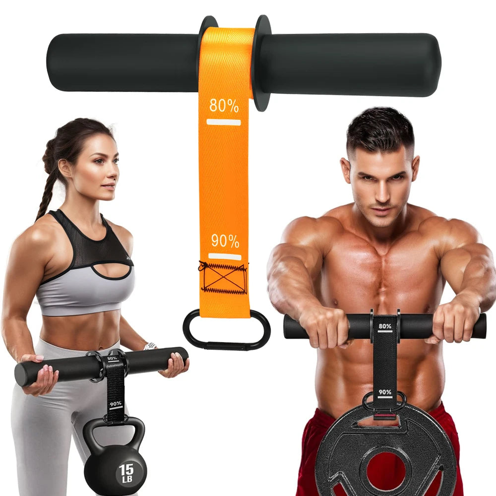 Forearm Strength Trainer Wrist Roller with Thickened Non-Slip Handle Adjustable Belt Home Workout Fitness Equipment Durable