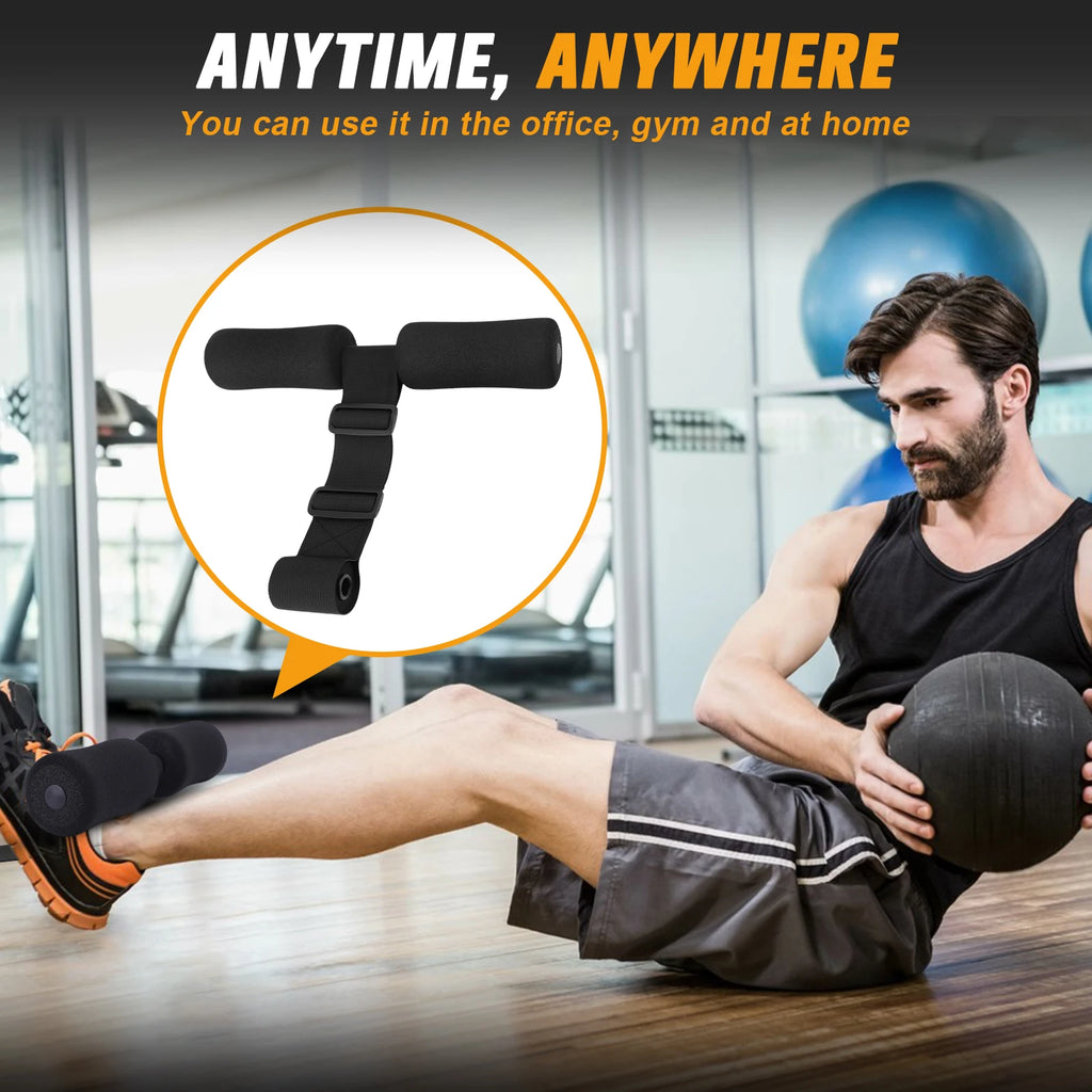 Adjustable Nordic Hamstring Curl Strap Washable Flexibility Leg Exercise Assisted Band for Home Knee Curler Abdominal Training