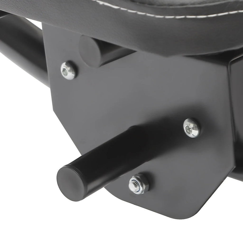 Ab Machine Foldable Abdominal Exercise Equipment Carbon Steel Foam ABS Black 3 Gears 0-180° Rotation LED Display Home Gym